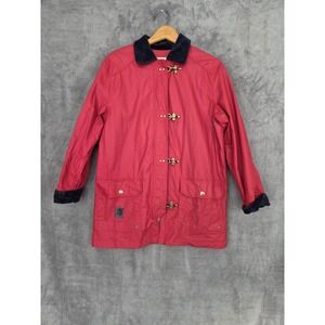 Vintage Ralph Lauren RL 67 Marine Supply Waxed Jacket Lobster Clasp Jacket Small